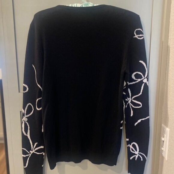 Ann Taylor "Ribbons & Bows" Crewneck Sweater - Picture 4 of 15